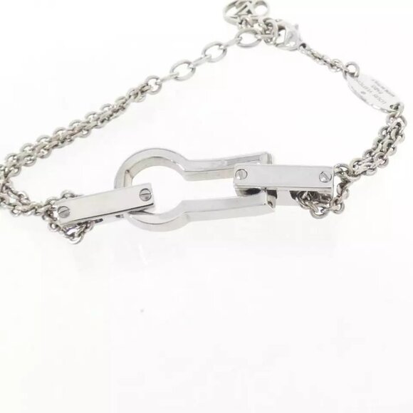 Authentic LOUIS VUITTON SERIEUR STRAFE M68120 Bracelet - Picture 3 of 9